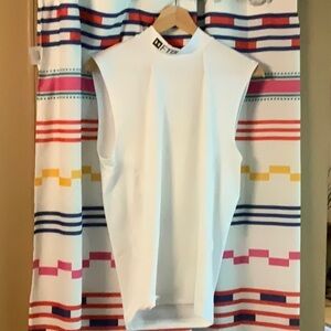 White under armor tank